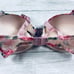 VS pink floral shine bling strap Very Sexy push-up bra size 36DD