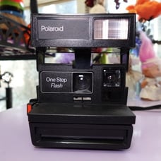 Vintage Polaroid 600 One Step Flash Instant Film Camera *Film NOT Included*