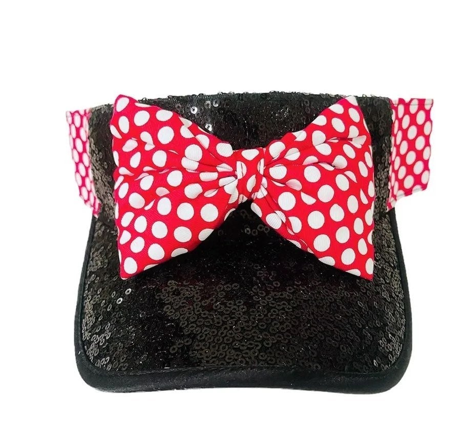 Disney Parks Minnie Mouse Adult Visor Bling