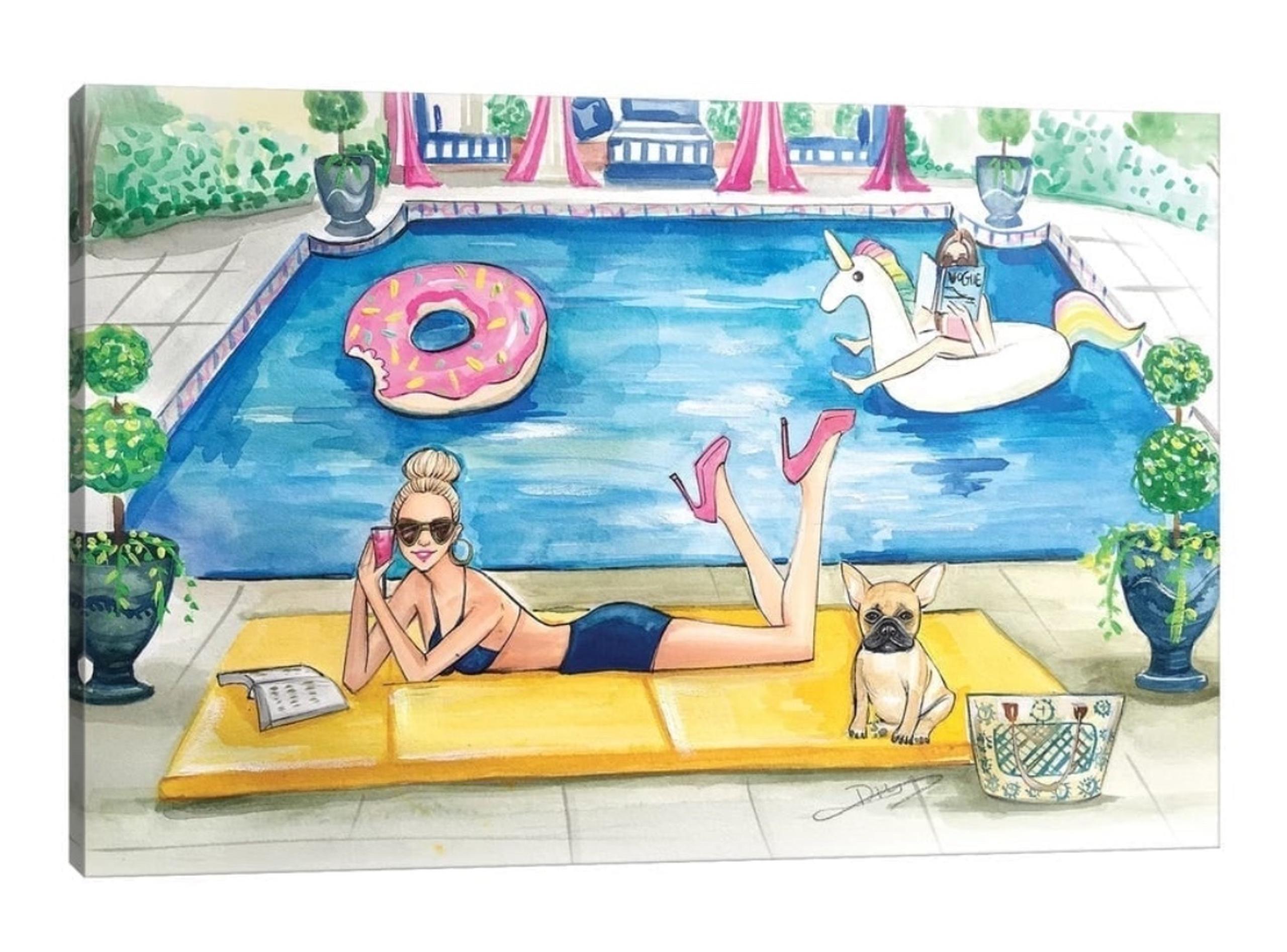 Rongrong Devoe Beach Towel **RARE HTF**