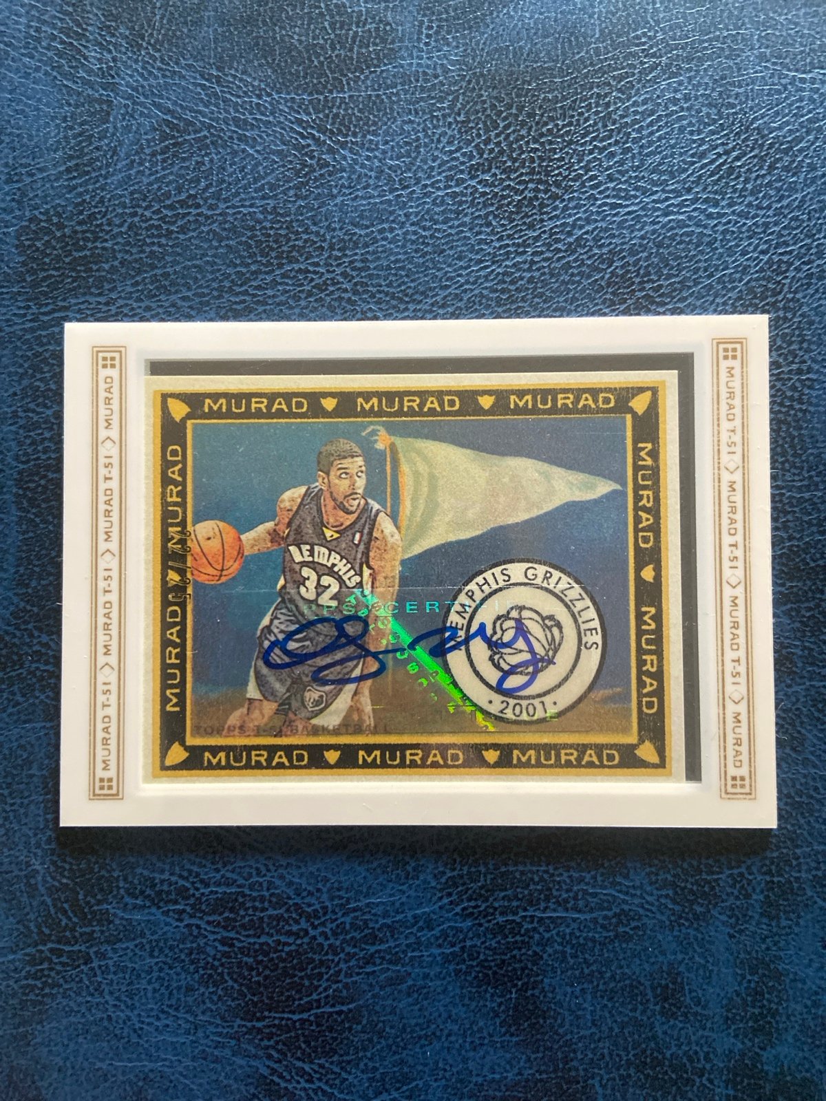 OJ MAYO 2008-09 Topps T51 MURAD BLACK #T51A-OJM AUTO RC /25 MEMPHIS GRIZZLIES