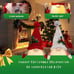 Luminous Dwarf Christmas Decorations, 4 Pack - Handmade Dwarfs, 11 inch Scandina