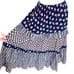 Billings Ruffle Skirt Womens One Size Vintage Tiered Pure Cotton Made In USA