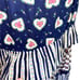 Billings Ruffle Skirt Womens One Size Vintage Tiered Pure Cotton Made In USA