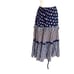 Billings Ruffle Skirt Womens One Size Vintage Tiered Pure Cotton Made In USA
