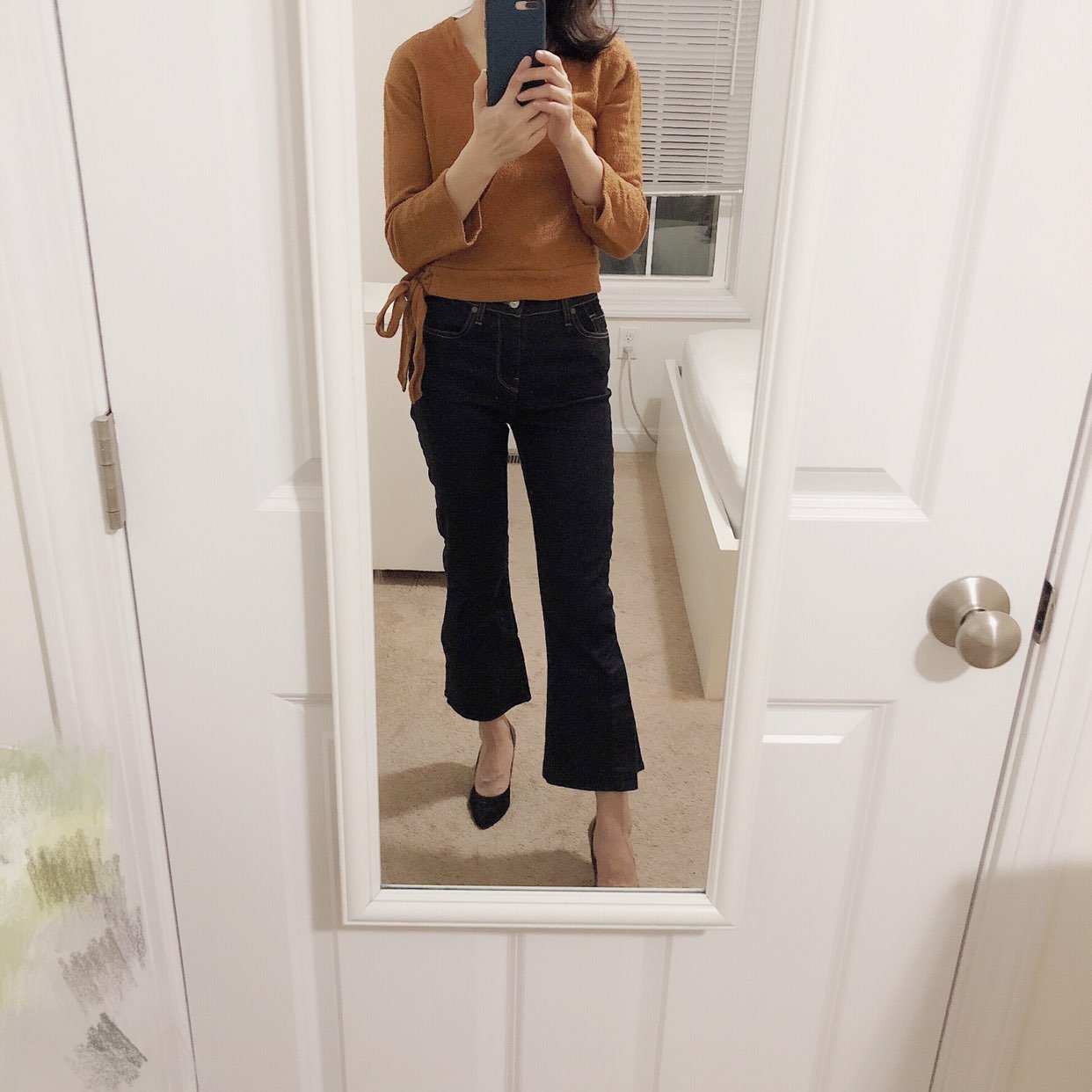 7 For All Mankind Flare Jeans Indigo
