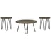 Hadasky - Brown / Beige - Occasional Table Set (Set of 3)