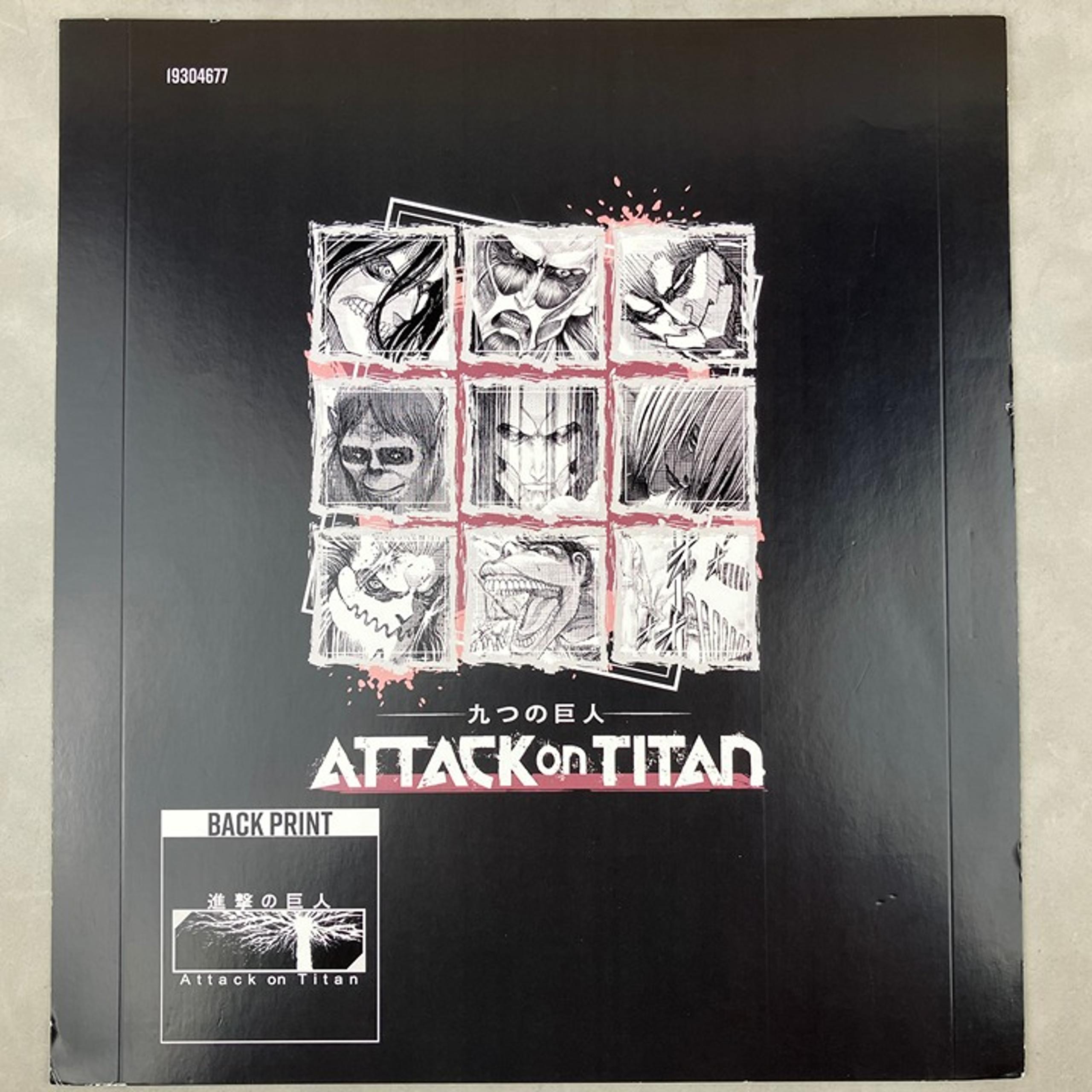 Attack on Titan Titan Grid Hot Topic T-Shirt Store Display Anime Poster