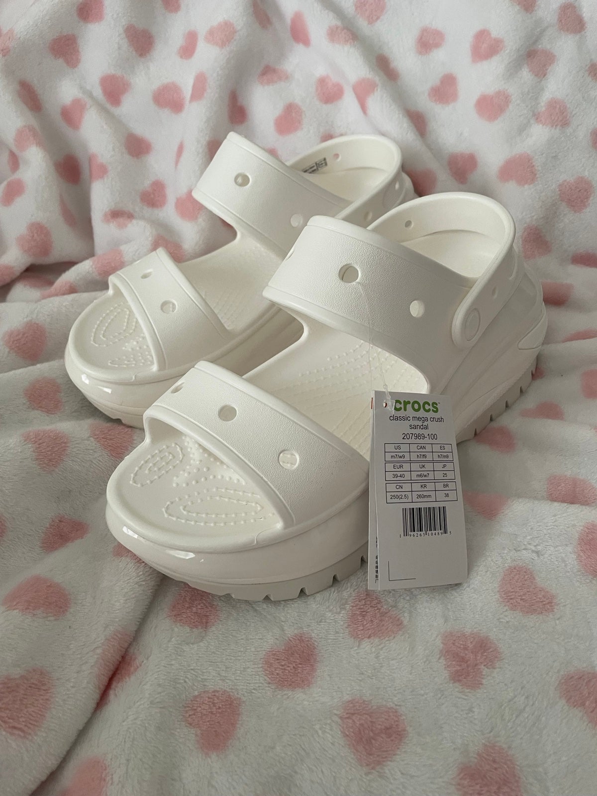 Crocs Mega Crush Sandal white W9M7