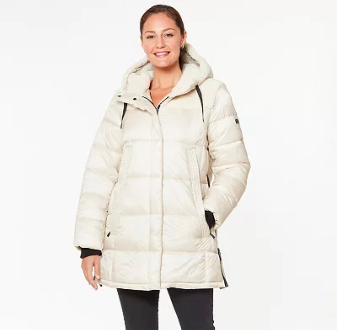 Women's Koolaburra by UGG Hooded Mixed-Media Puffer Jacket