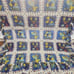 Vintage 90s Pokemon Pikachu Bedspread Comforter Blue White Multi Ruffle Twin