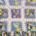 Vintage 90s Pokemon Pikachu Bedspread Comforter Blue White Multi Ruffle Twin