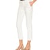 Nili Lotan Jenna Pants in Eggshell Womens 6 Cropped Raw Hem