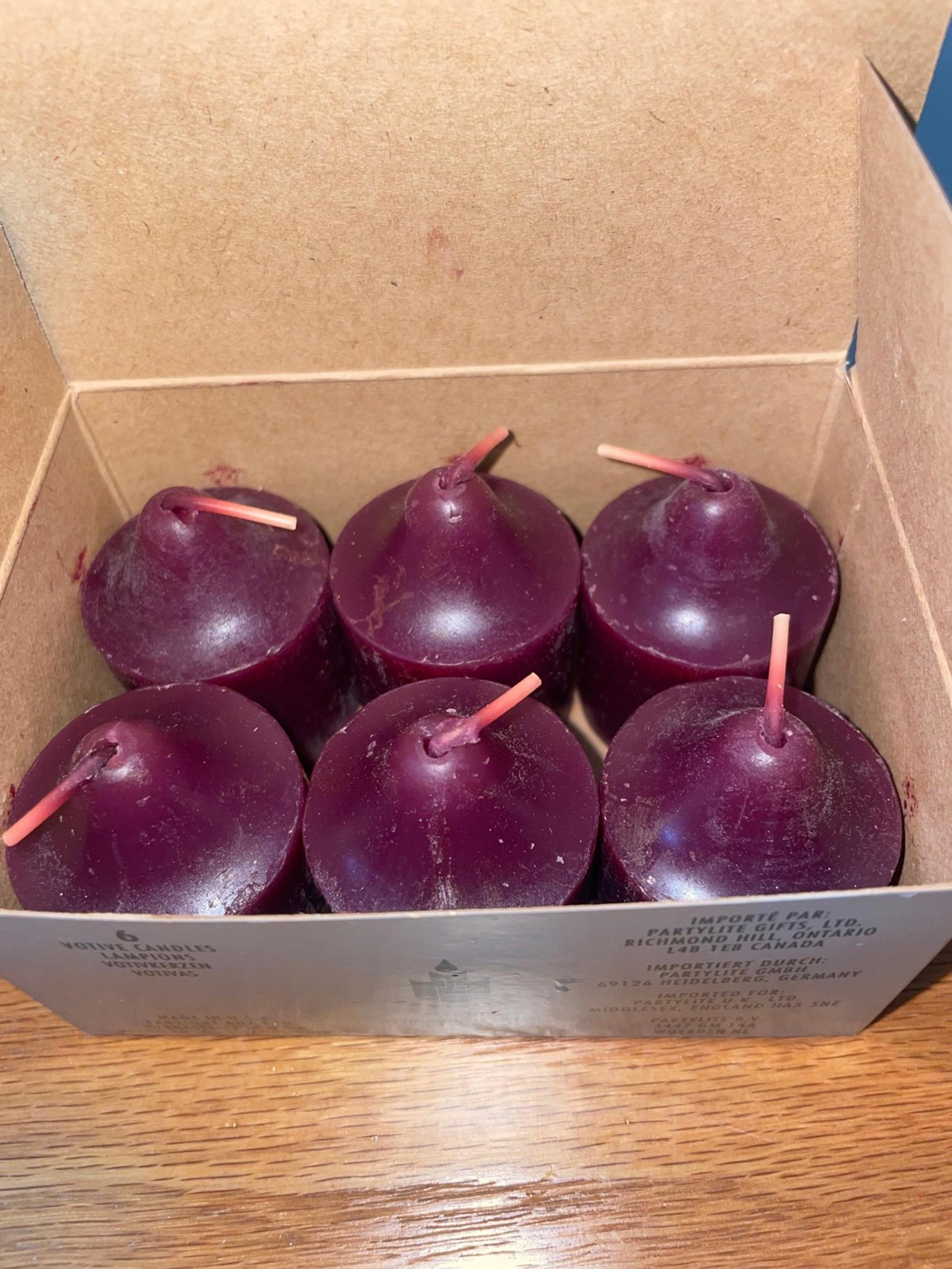 Purple Partylite Votive Candles