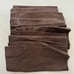 Crate & Barrel Napkins Solid Espresso Dark Brown 20x20 100% Cotton Set Of 10