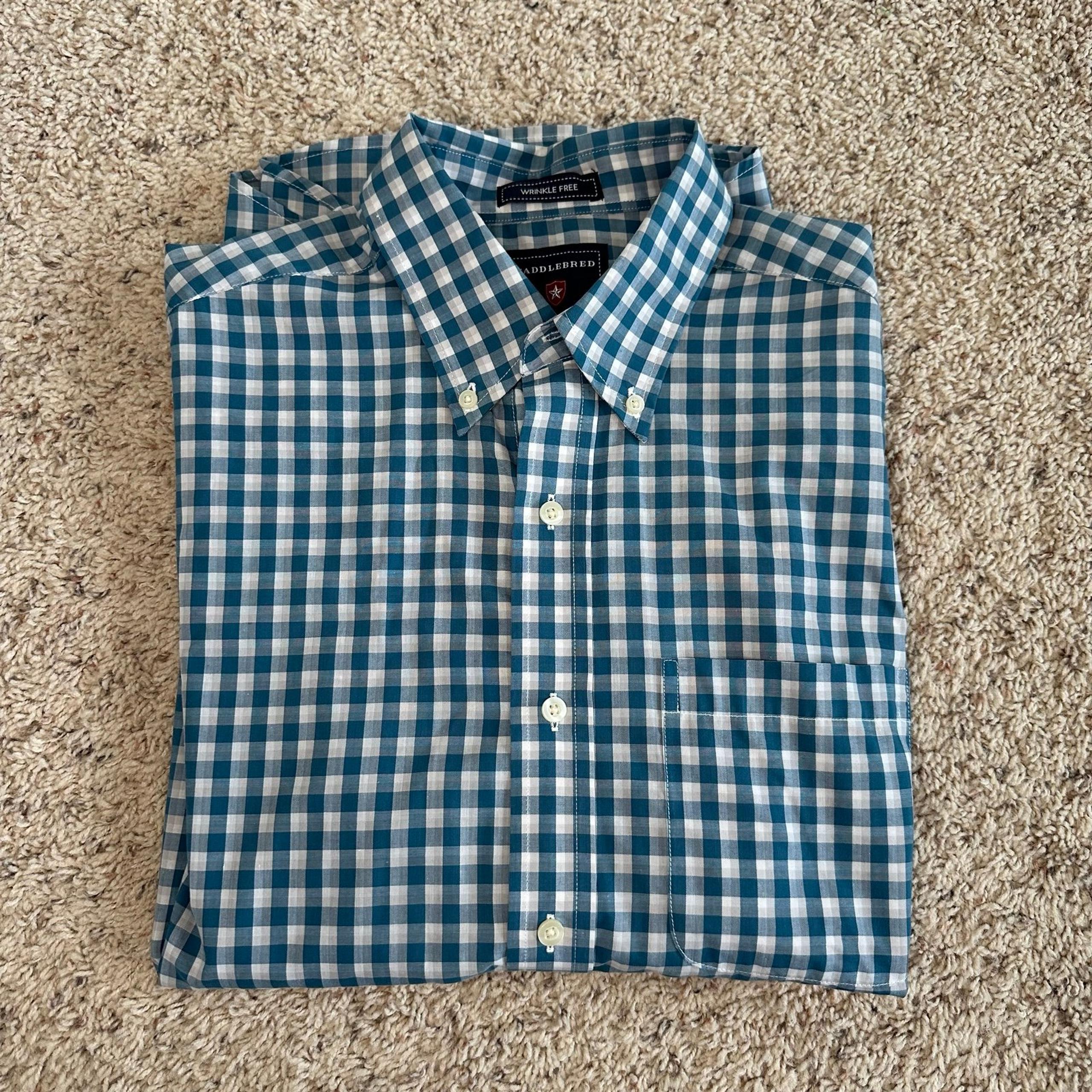 Saddlebred wrinkle free button up shirt