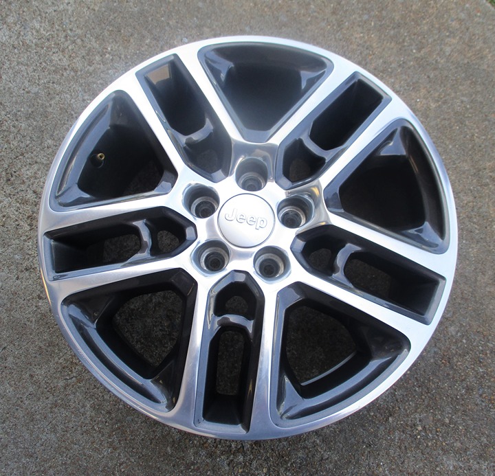 17 2017 18 19 20 Jeep Compass 10 spoke Polished face and Gray Pocket Wheel Rim
