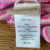 NWOT New L*Space Pique Pink Striped Cabana Bitsy Bikini Swim Bottom Beach Sun MD