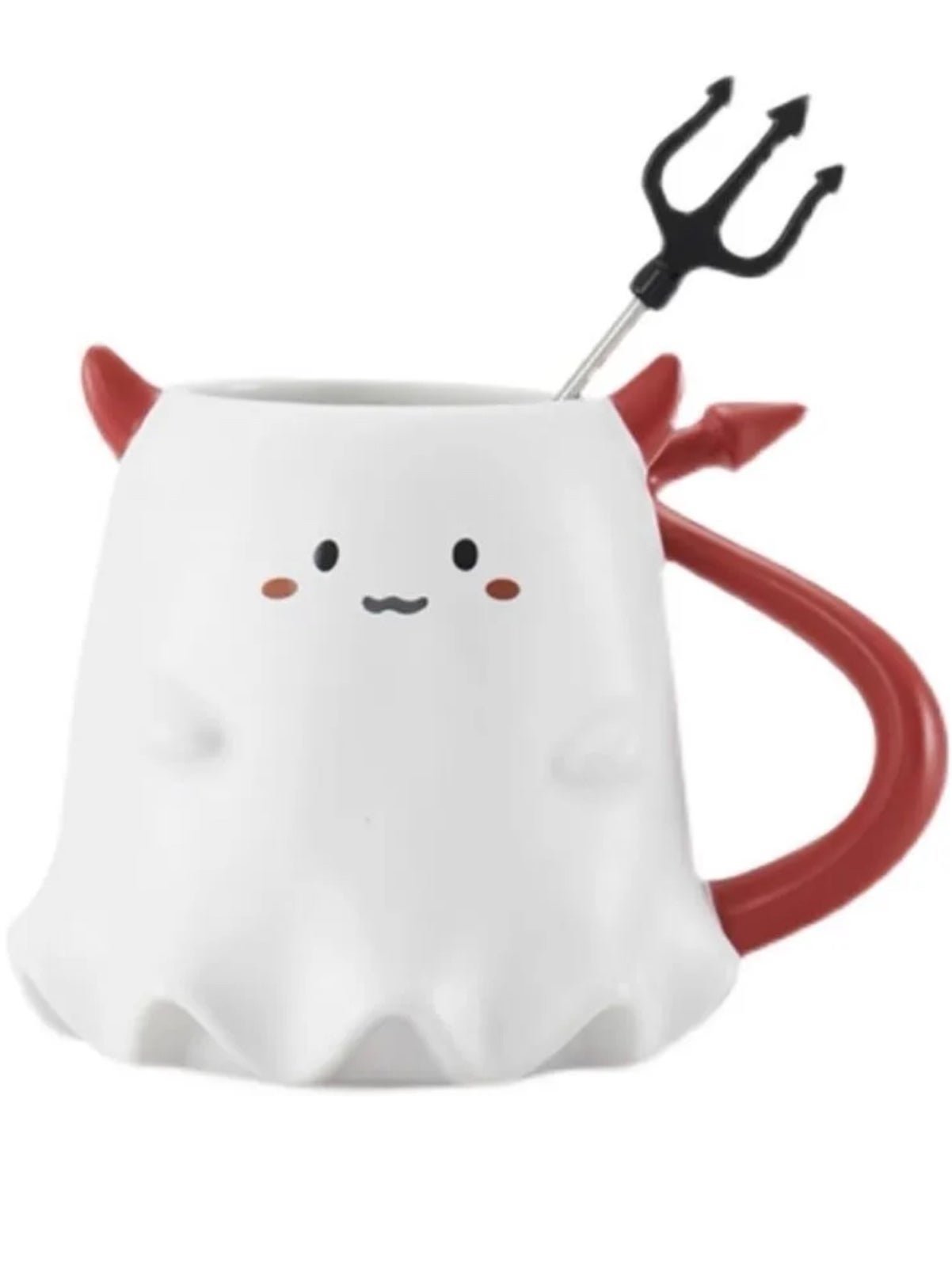 Starbucks White Little Devil Ghost Mug