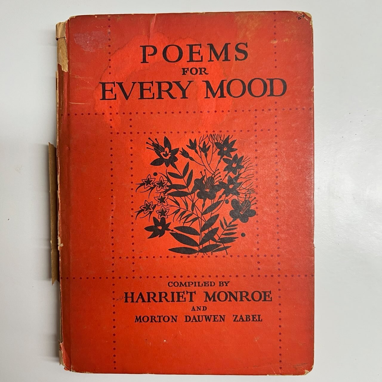 Poems For Every Mood Harriet Monroe 1933 Whitman publishing book compilation
