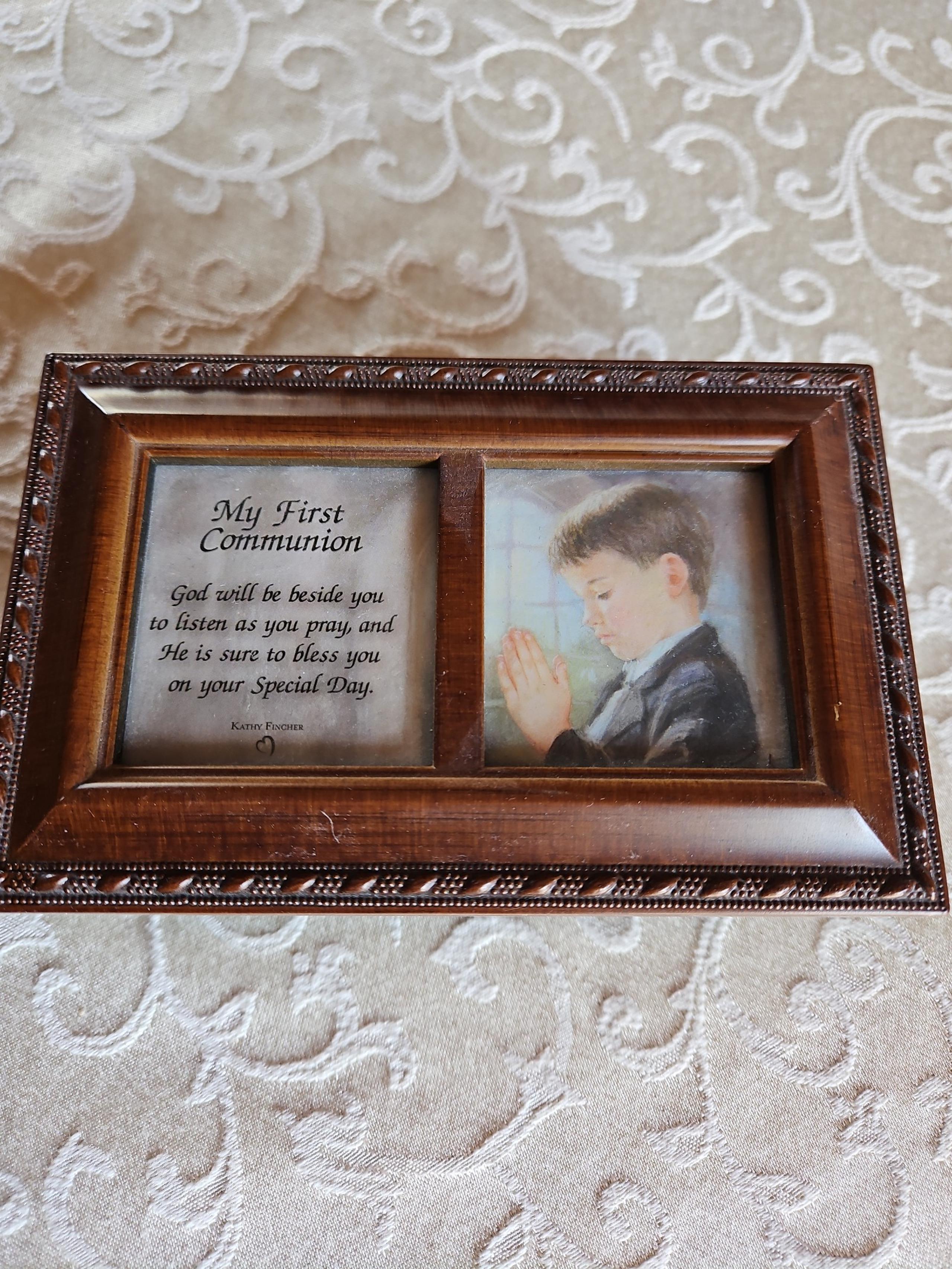 Decorative music box for First Communion