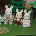 Calico Critters sylvanian families corntop rabbit family europe VHTF
