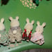 Calico Critters sylvanian families corntop rabbit family europe VHTF