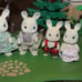 Calico Critters sylvanian families corntop rabbit family europe VHTF