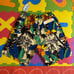 80s VINTAGE OG JAMS WORLD SURFLINE CRASH ART COLLECTION SHORTS NWT