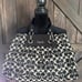 NWOT Coach Signature Canvas Black and Gray Shoulder Bag