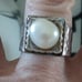 SILPADA STERLING SILVER - LARGE GENUINE PEARL RING- SZ7