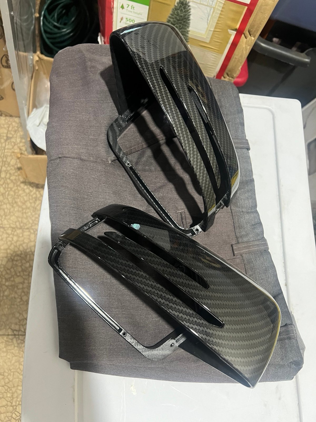 W204 Mercedes c300 carbon fiber mirror covers