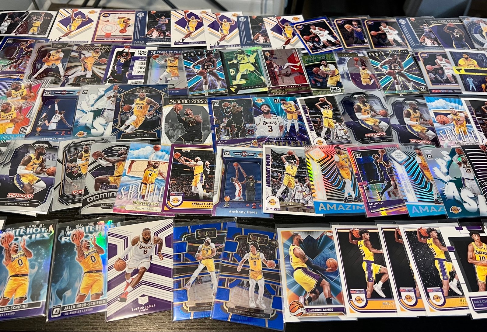 Los Angeles Lakers 100+ card Lot - RC's, RC Parallels, Vet Inserts & Parallels
