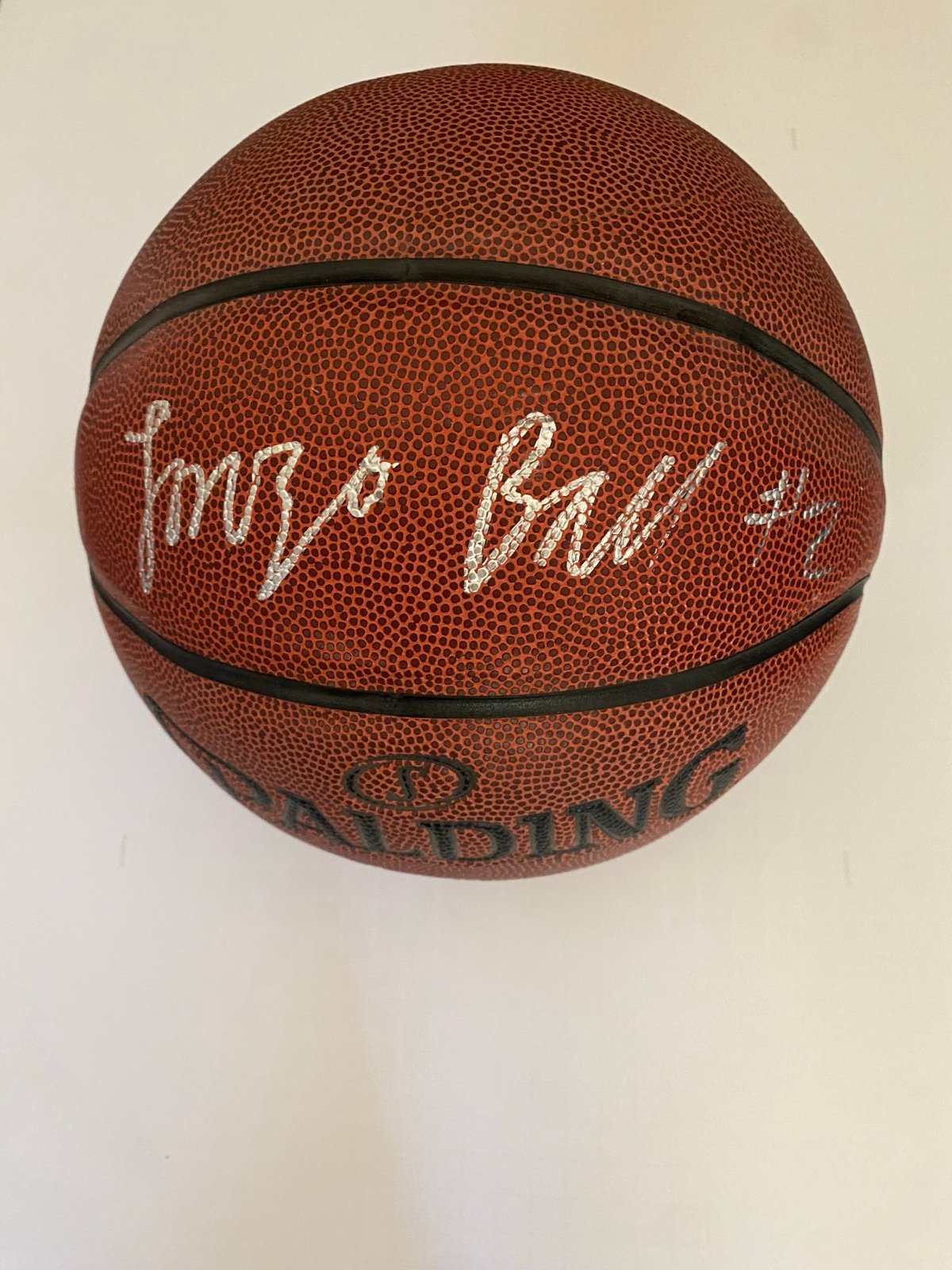 Lonzo Ball signed basketball JSA COA