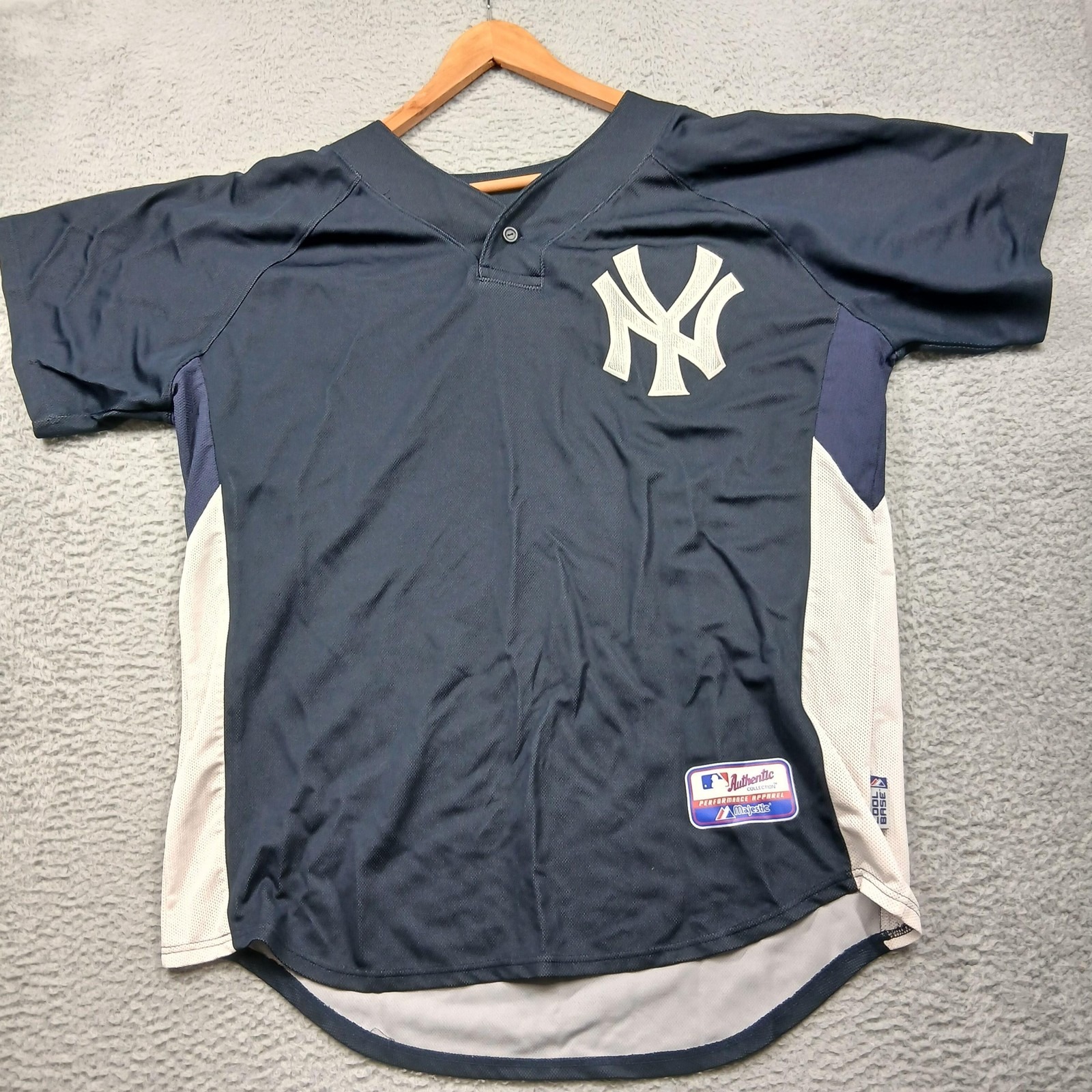 New York Yankees Jersey Mens Large MLB Majestic Authentic Collection Baseball