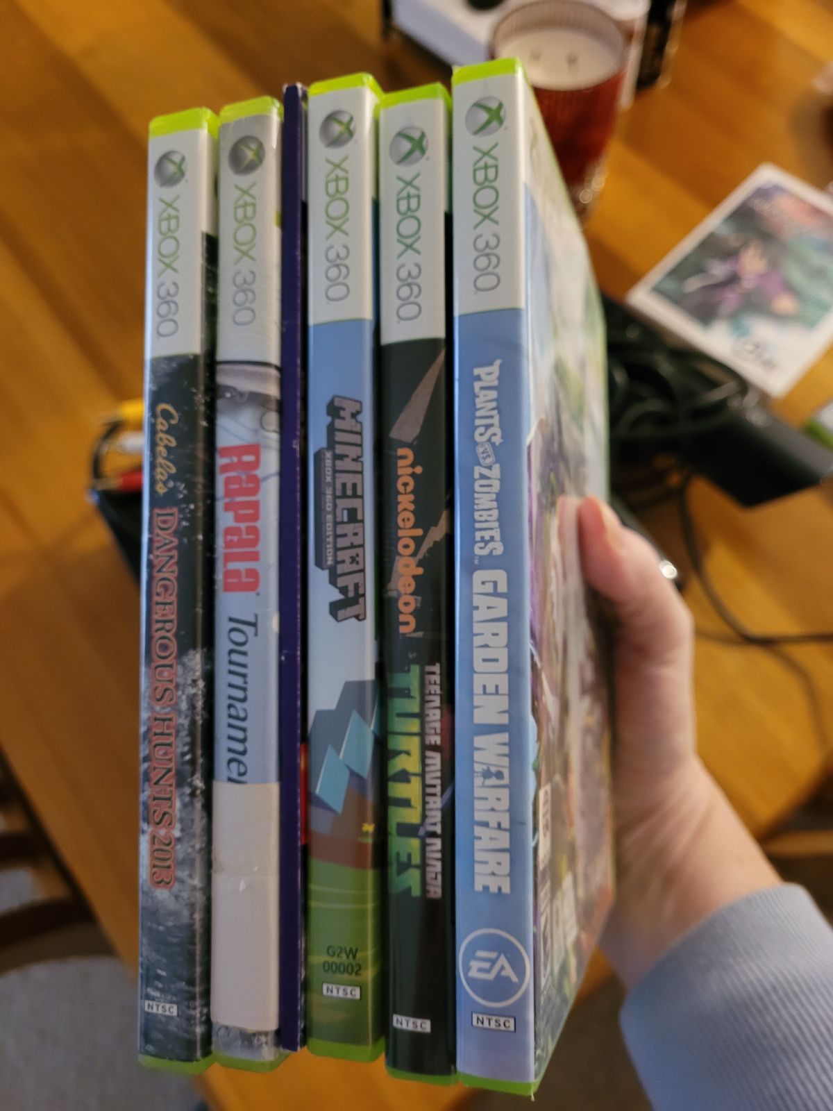 Xbox 360 with games. Good condition.