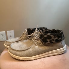 Britt cream cheetah hey dude