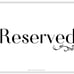 Reserved