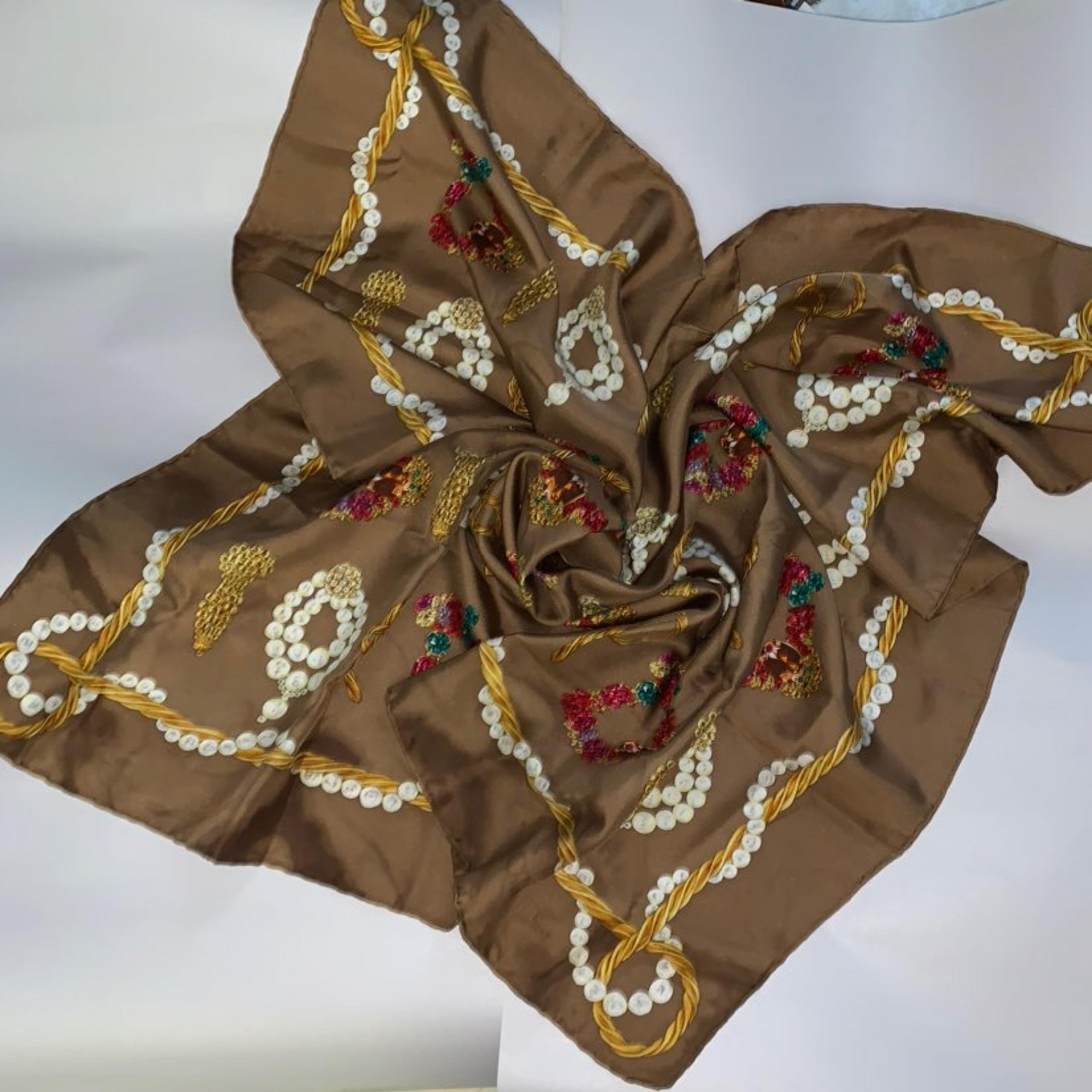 vintage CHRISTIAN DIOR silk scarf
