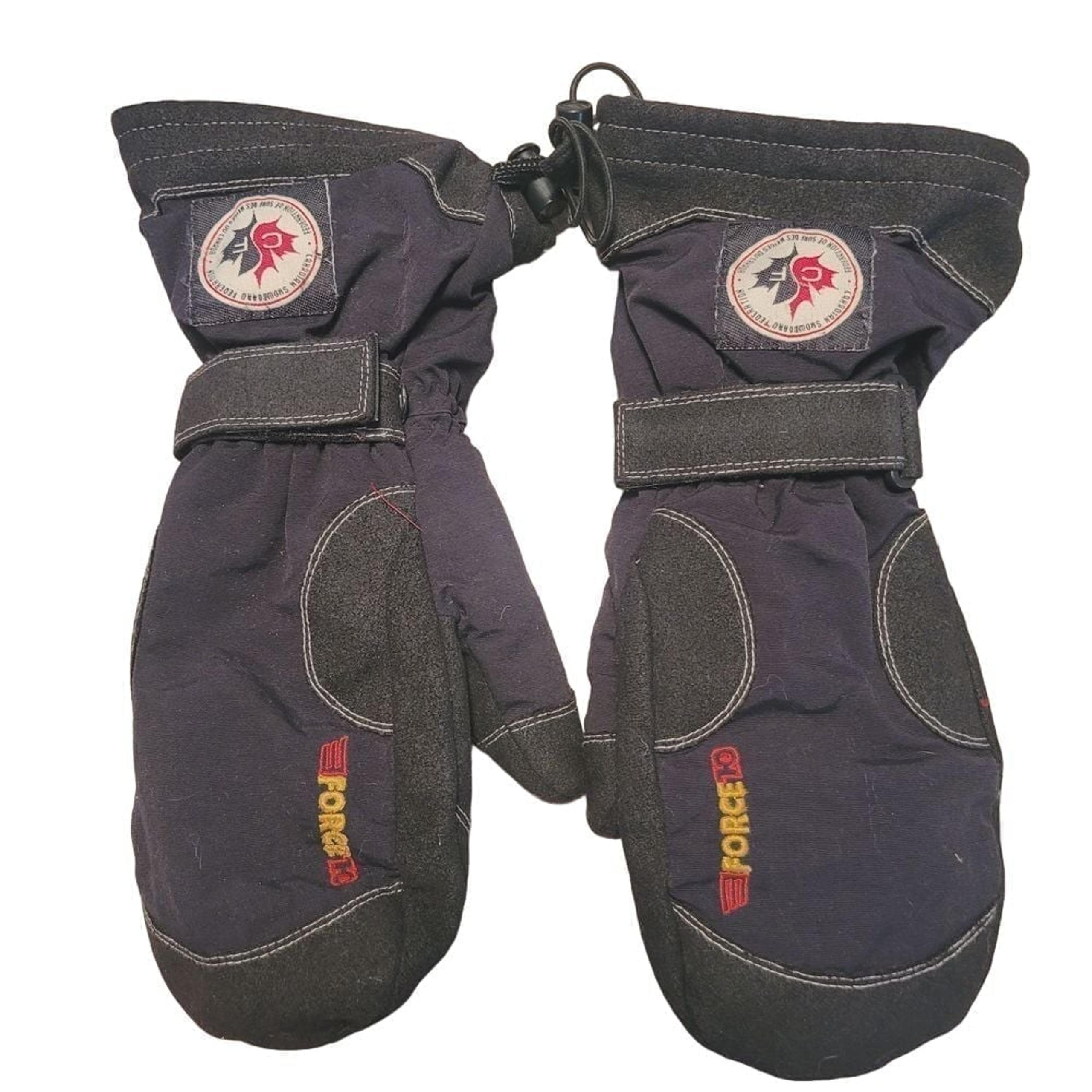 Force 10 Skiing Snowboarding Mittens Liners Waterproof  Winter Gloves Size Small