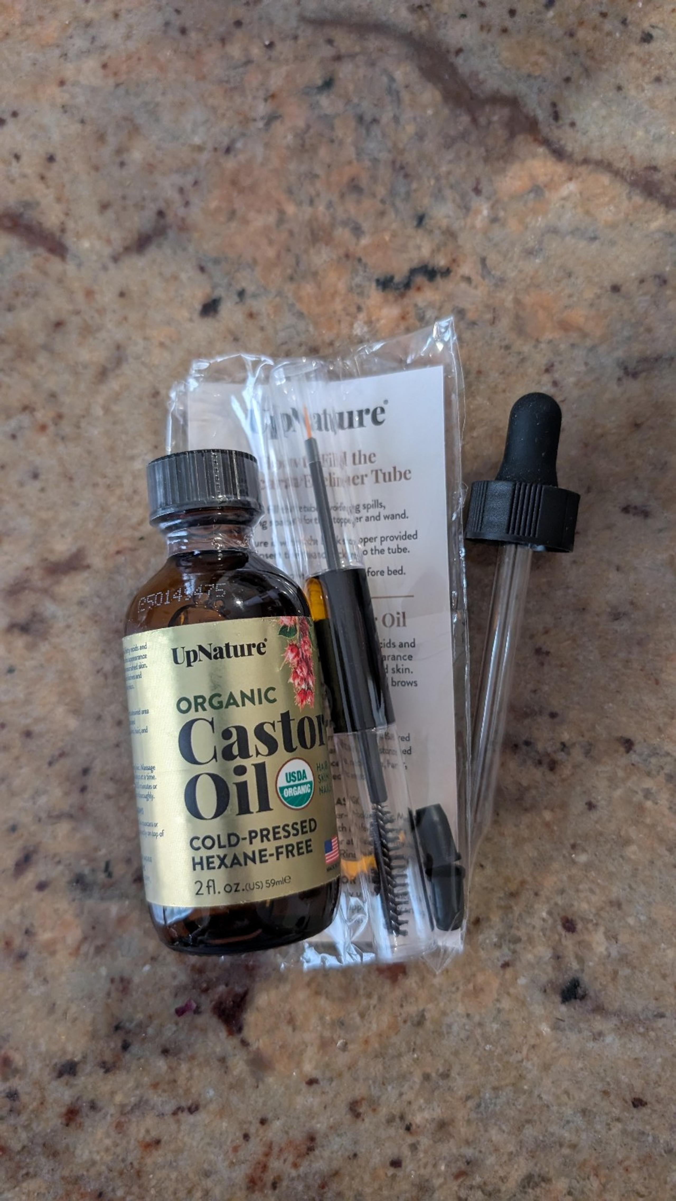 UpNature Castor Oil Cold-pressed Hexane Free
