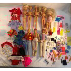 Lot of Assorted Vintage Barbie’s, Clothes, And Accessories Dates 1968-1990