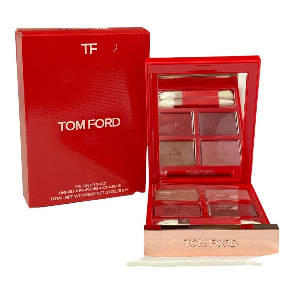 Tom Ford Eyeshadow Cherries Eye Quad 01 Electric Cherry Limited Edition NIB