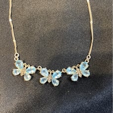 Vintage Sterling Butterfly Necklace