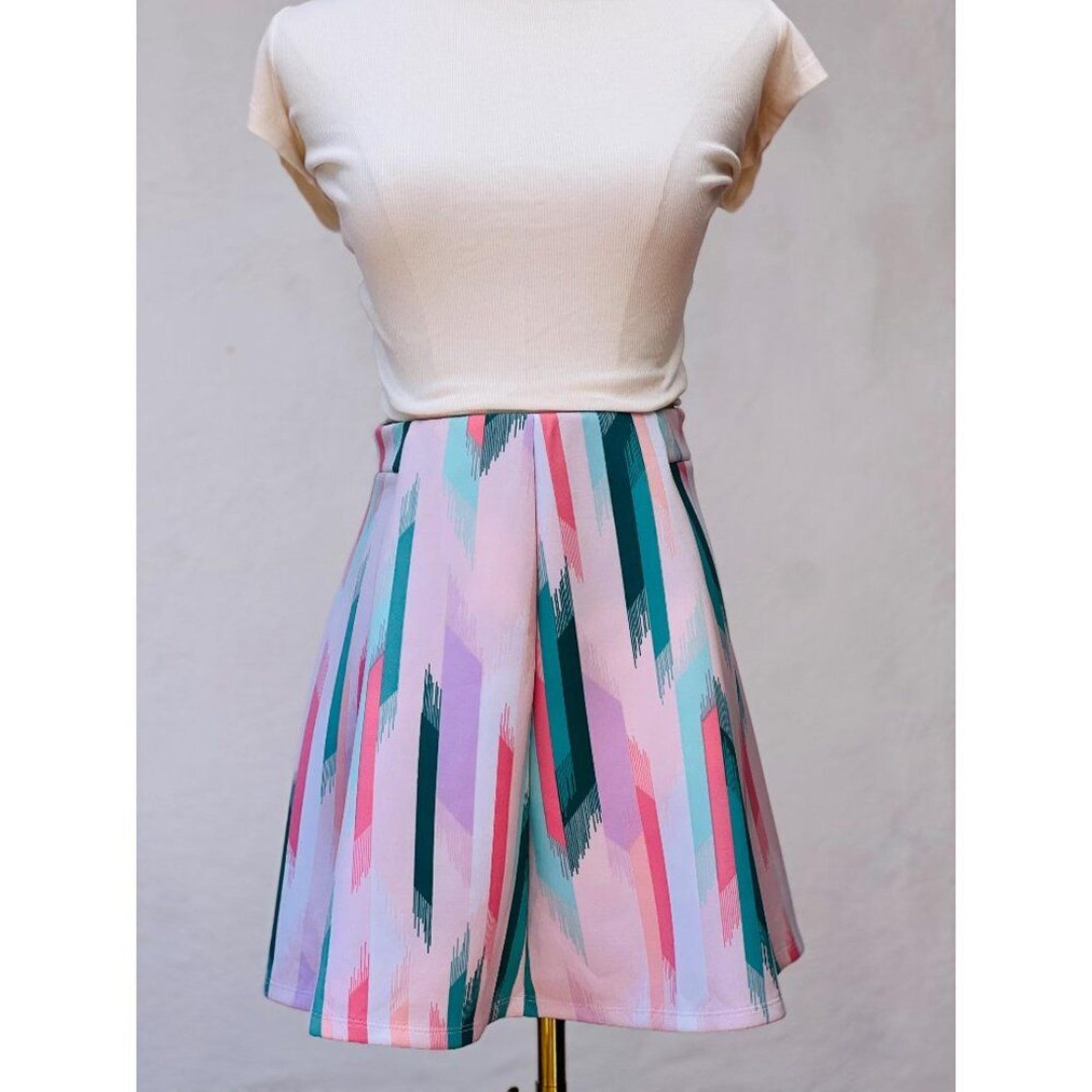 Decree A-line Pastel Colored Mini Tennis Skirt Elastic Waist (Med) / Tenniscore