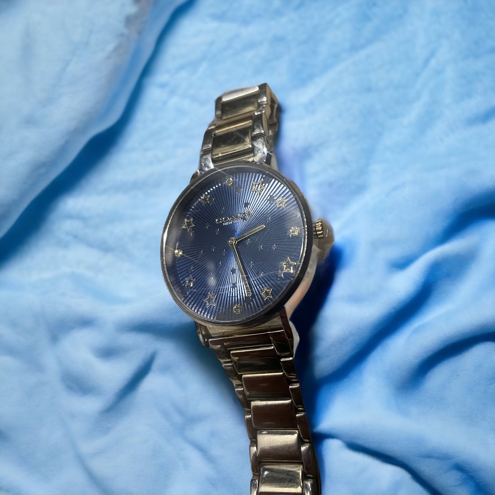 Coach diamond online watch