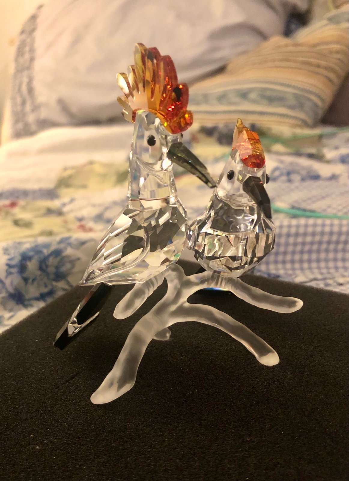 swarvoski birds figurine