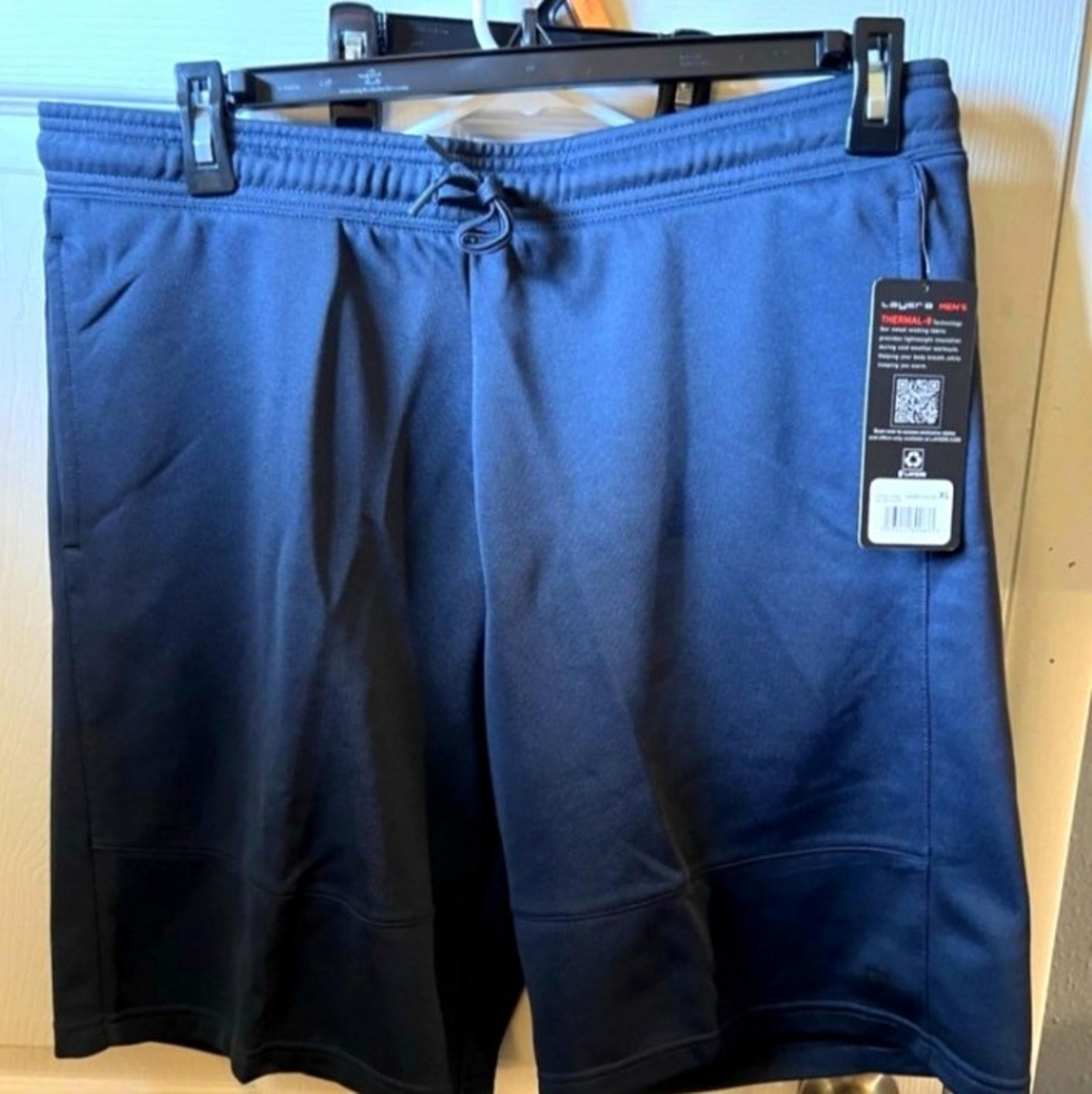 Layer 8 Athletic Shorts Men's Size Small Slate Blue NWT