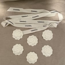 Chanel Camellia Flowers & Ribbon