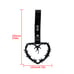 NEW 2PCS BARBED WIRE BLACK JDM TSURIKAWA RING BLACK Handle Strap Drift Charm